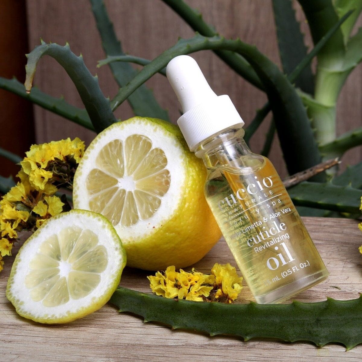 white limetta & aloe vera cuticle oil 15ml nice image