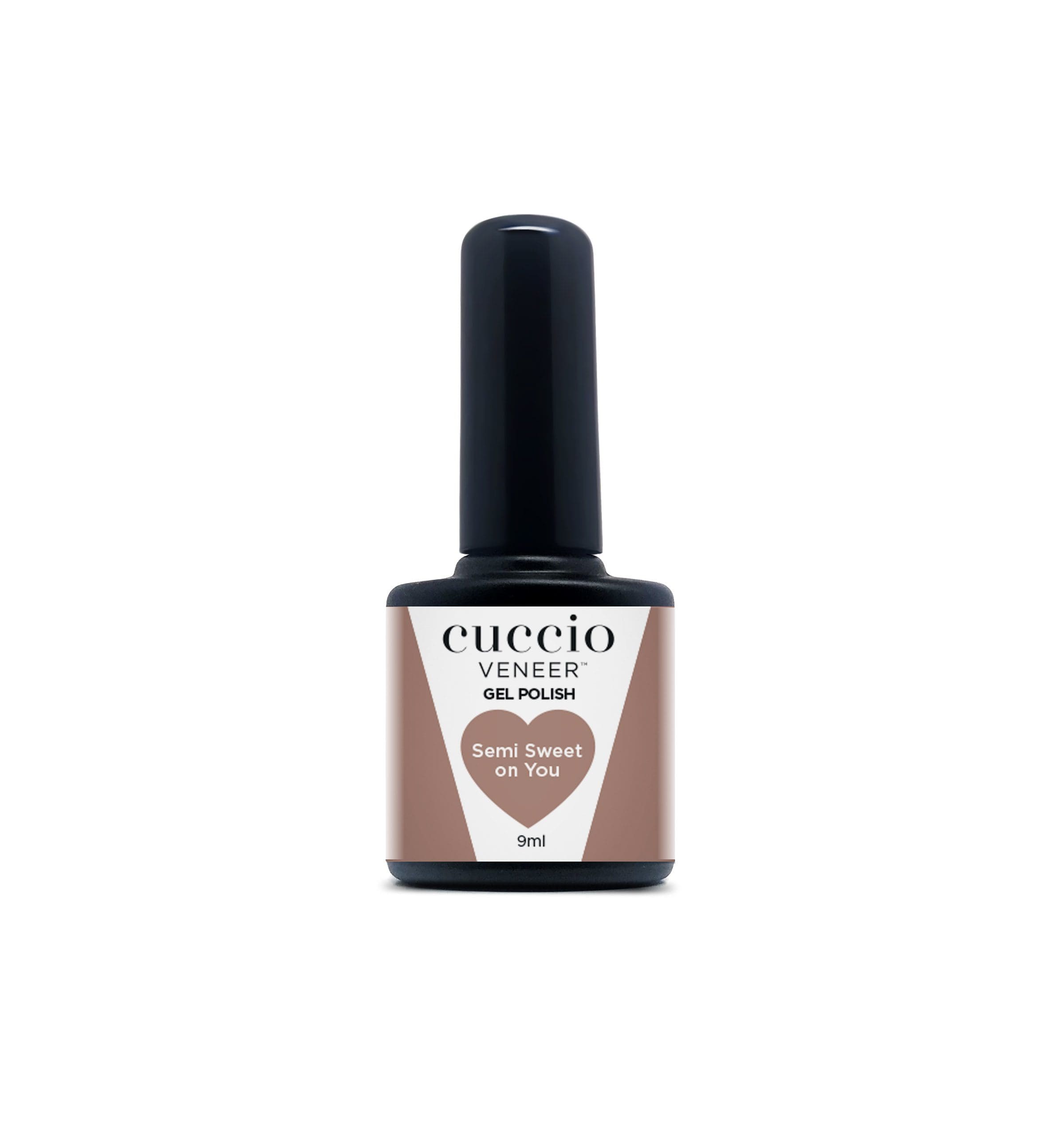 Cuccio Colour Veneer professional gel nail polish bottle showing premium salon grade nail colour packaging.