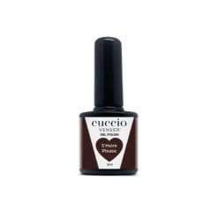 Cuccio Colour Veneer professional gel nail polish bottle showing premium salon grade nail colour packaging.