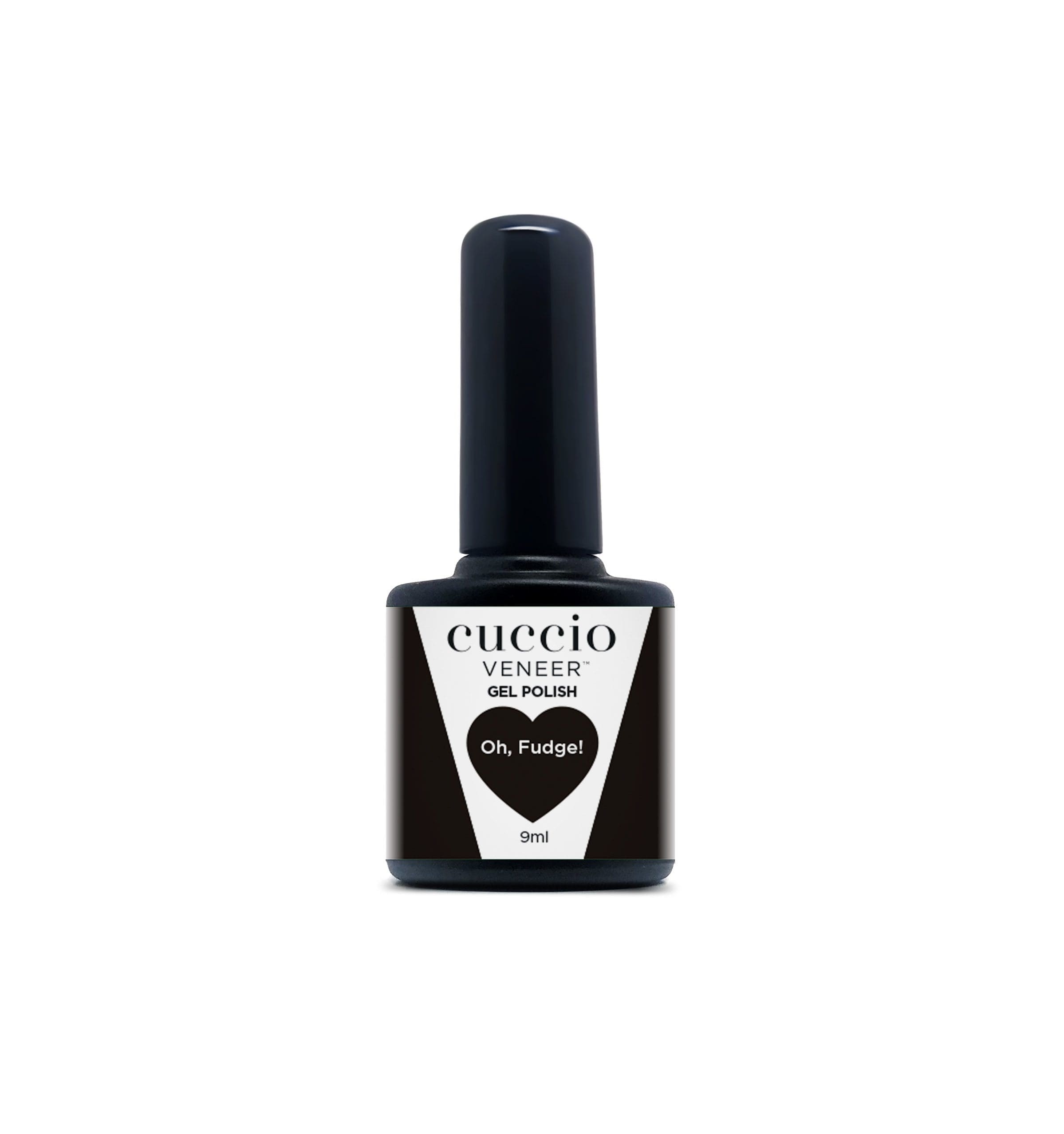 Cuccio Colour Veneer professional gel nail polish bottle showing premium salon grade nail colour packaging.