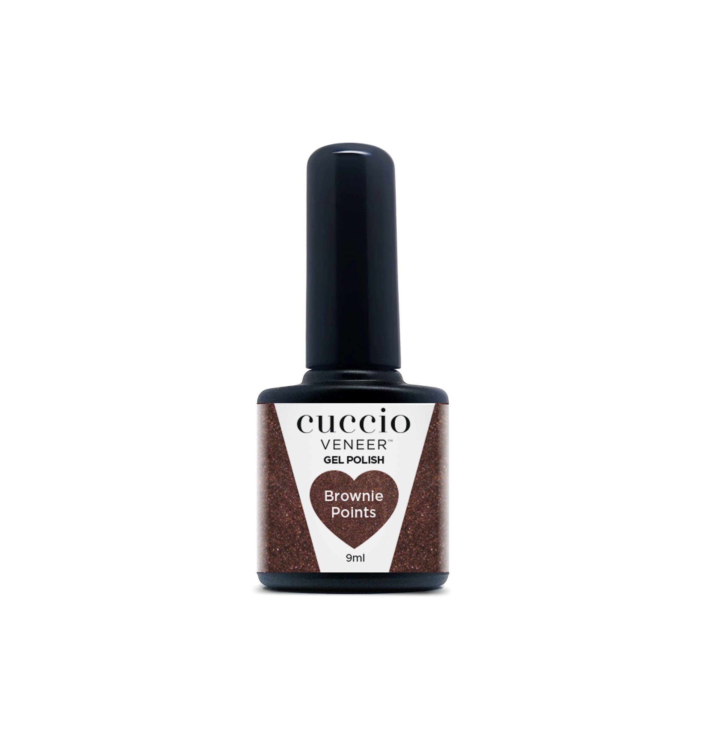 Cuccio Colour Veneer professional gel nail polish bottle showing premium salon grade nail colour packaging.