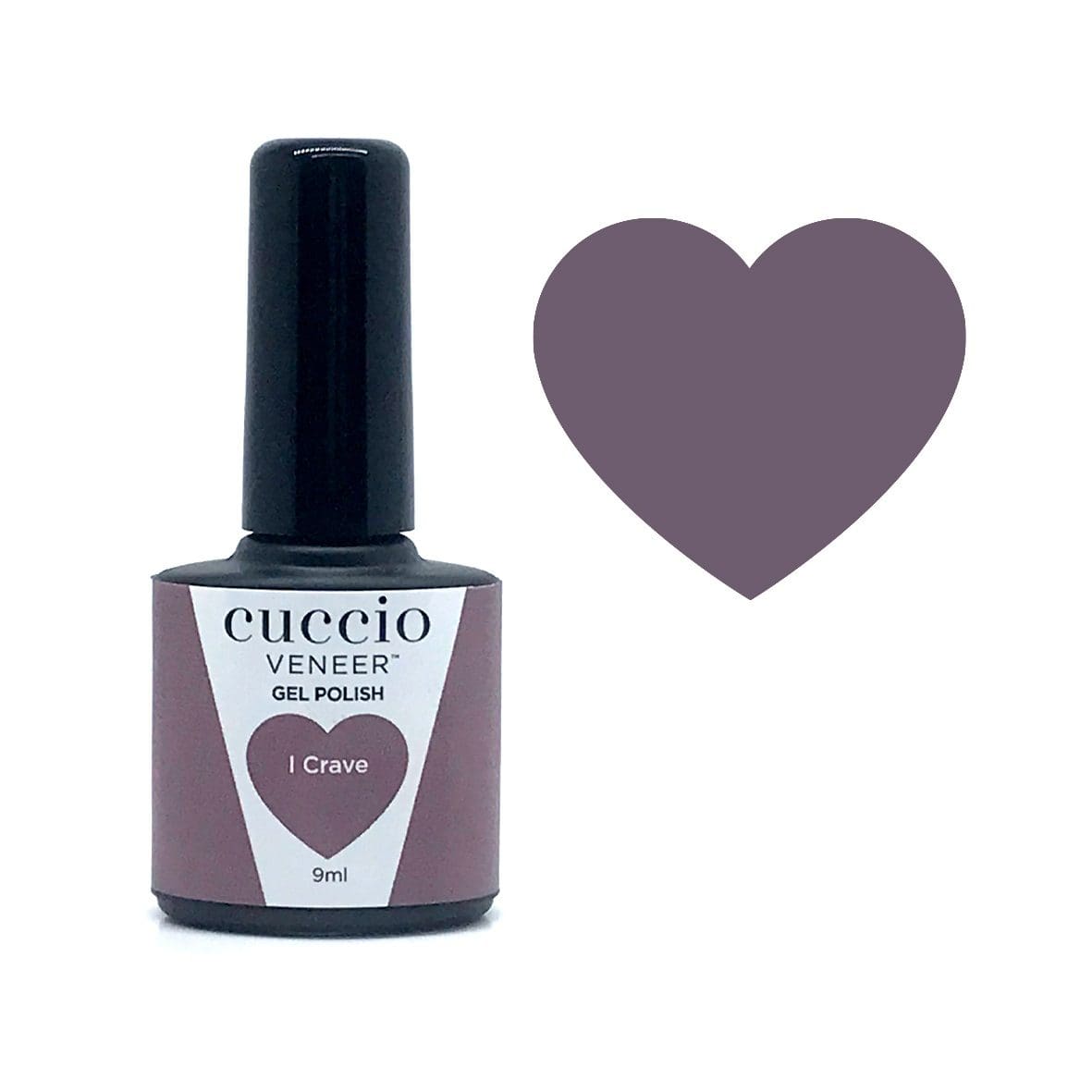 Cuccio Colour Veneer professional gel nail polish bottle showing premium salon grade nail colour packaging.