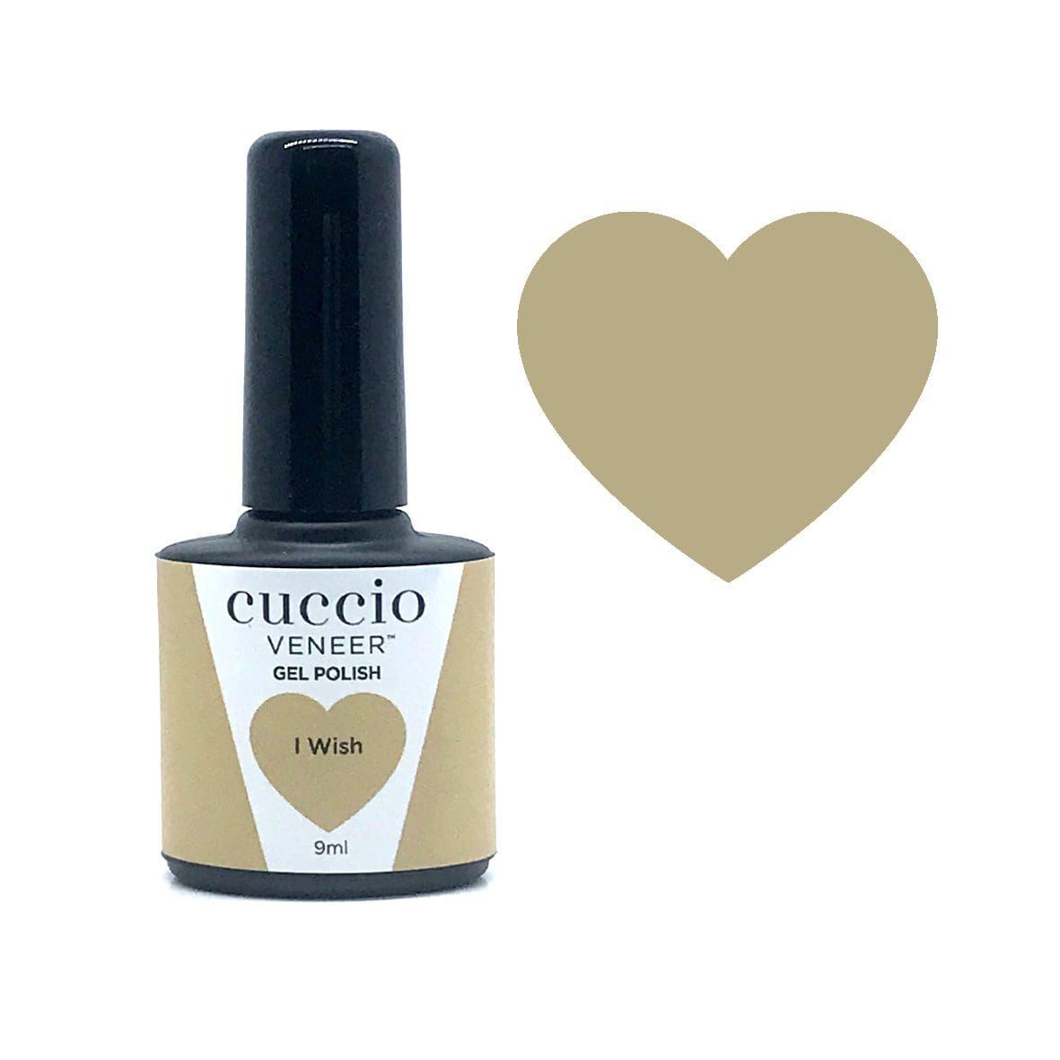 Cuccio Colour Veneer professional gel nail polish bottle showing premium salon grade nail colour packaging.