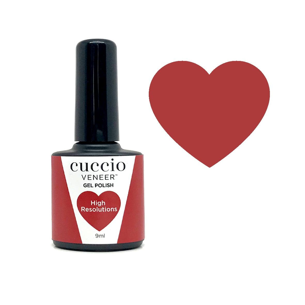 Cuccio Colour Veneer professional gel nail polish bottle showing premium salon grade nail colour packaging.