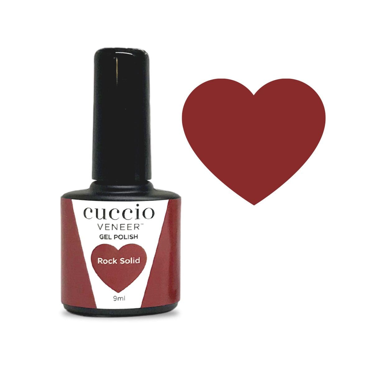 Cuccio Colour Veneer professional gel nail polish bottle showing premium salon grade nail colour packaging.