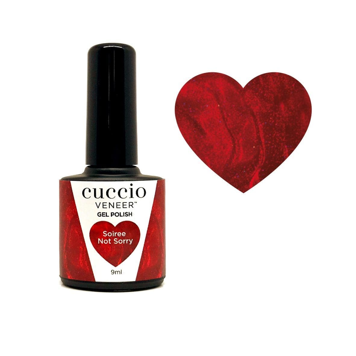 Cuccio Colour Veneer professional gel nail polish bottle showing premium salon grade nail colour packaging.