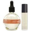 Vanilla Bean & Sugar cuticle oil duo pack - image of contents - resized for web