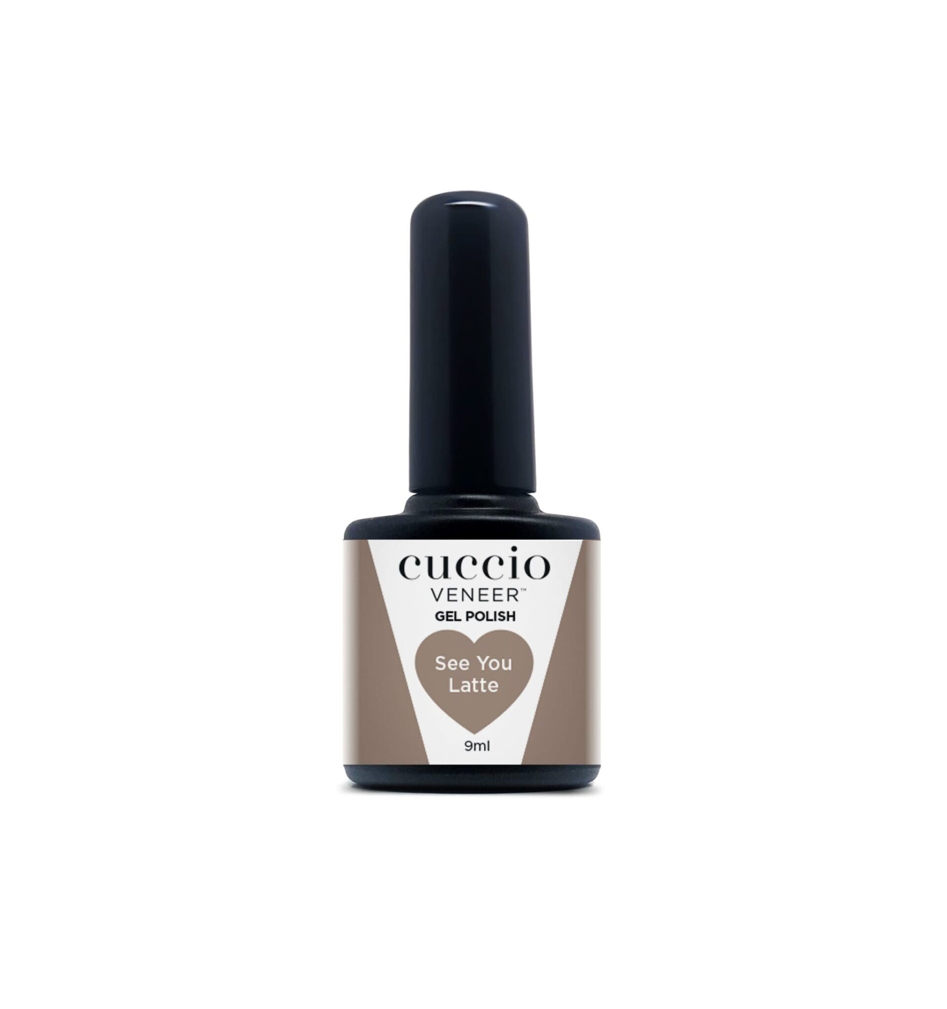 Cuccio Colour Veneer professional gel nail polish bottle showing premium salon grade nail colour packaging.