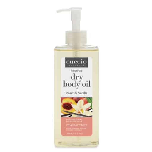 Cuccio Naturalé Professional Dry Body Oil 458ml – Peach & Vanilla with Pump