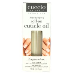 Cuccio Naturále Fragrance-Free Cuticle Oil – 10ml Rollerball for Sensitive Skin